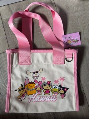 Cute Pink Hawaii Tote Bag
